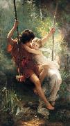 Pierre Auguste Cot Spring, 1873 painting